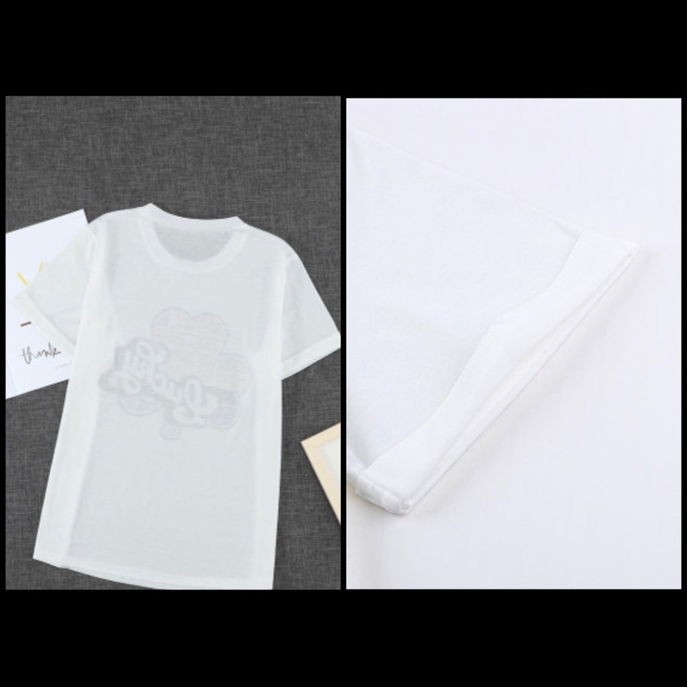 🍀HPX3🍀Just Large left LUCKY Retro Graphic Tee - Picture 4 of 7